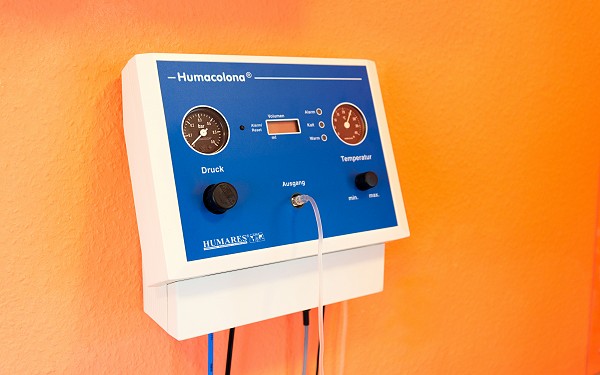 Unser Colon-Hydro-Therapie-Gerät der Firma HUMARES